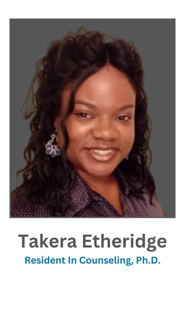 Dr. Takera Etheridge, Resident in Counseling, Ph.D., Hilltop Counseling, Virginia Beach